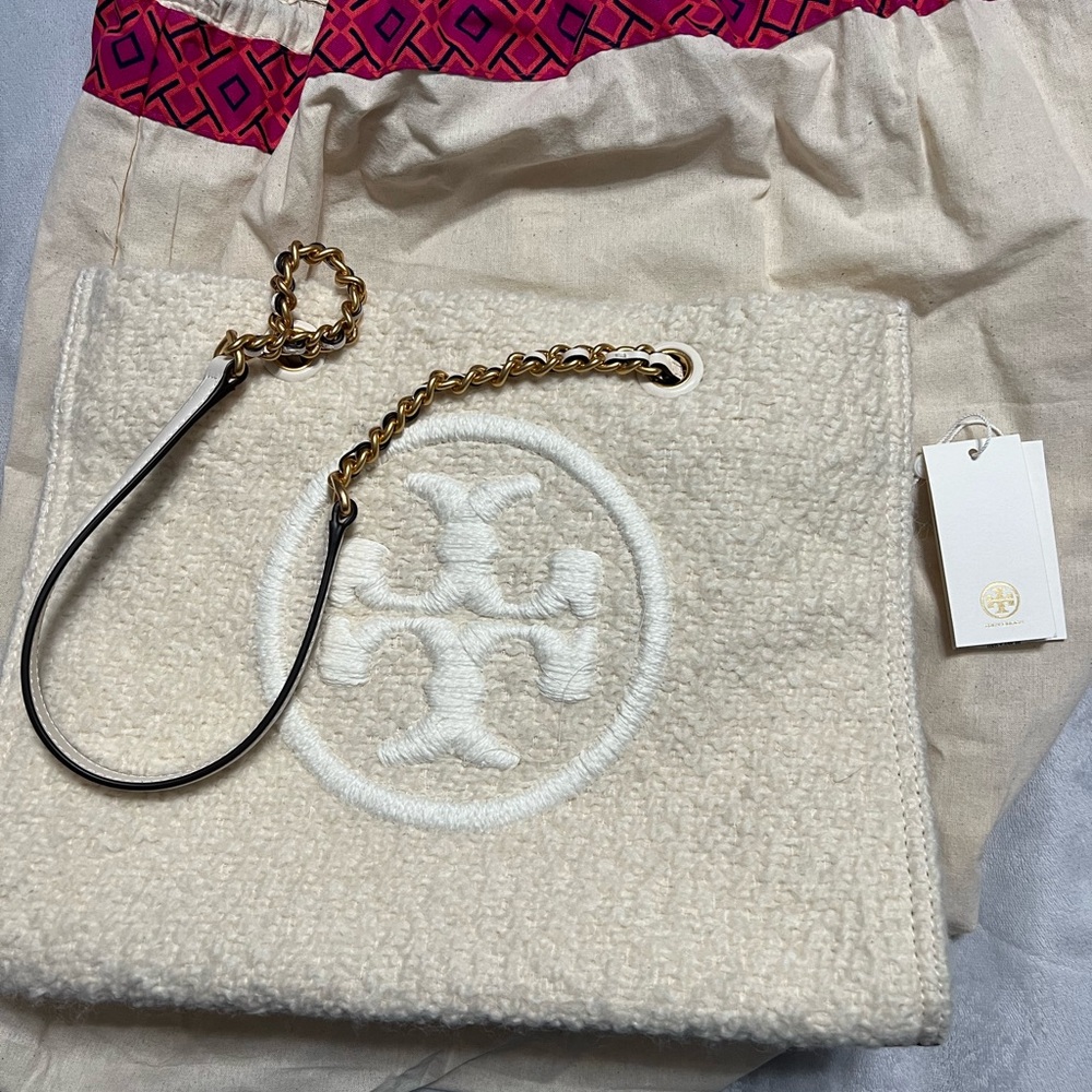 Tory Burch Ella boucle chain mini tote